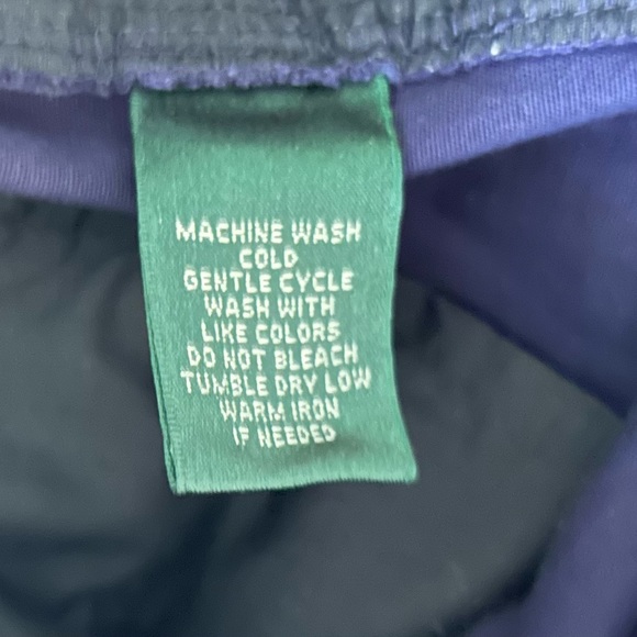 Lauren Ralph Lauren Petite Navy Cropped Pants/Capris 6P - Picture 4 of 13